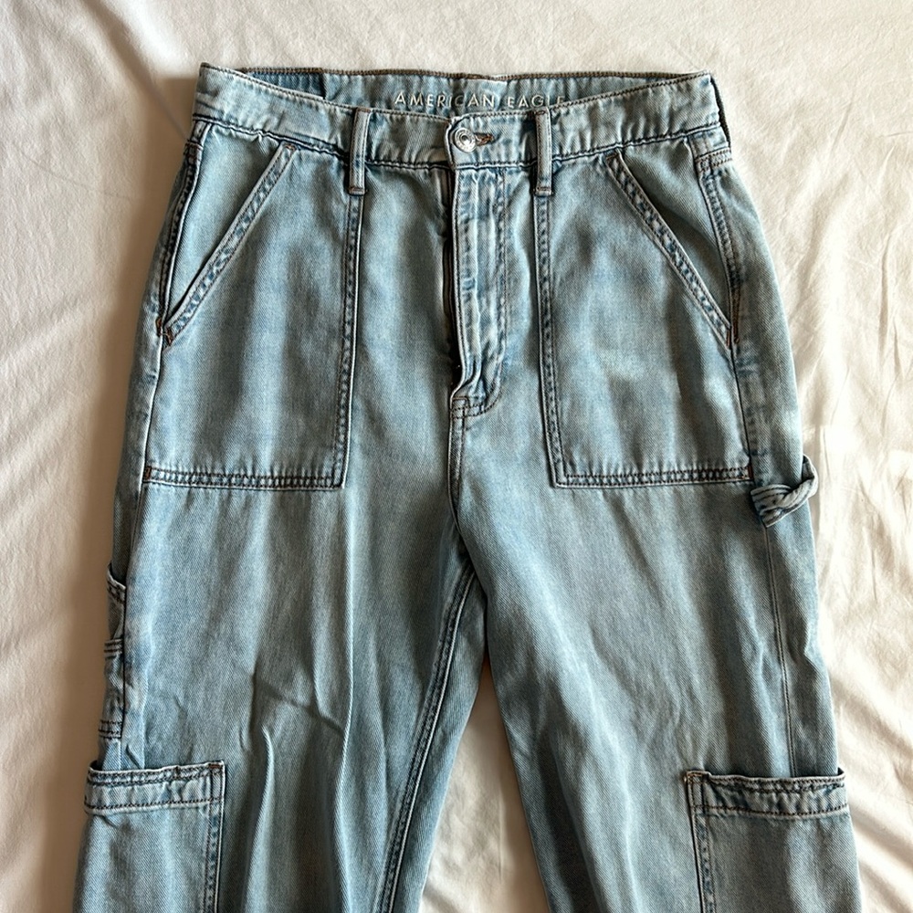 AE High-waisted Baggy Jogger Cargo Jeans